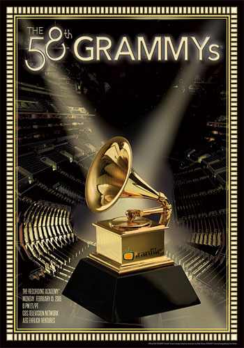 58 poster - دانلود مراسم The 58th Annual Grammy Awards