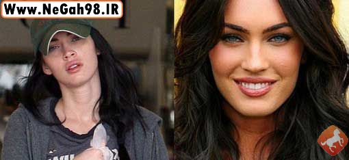 عکسهای عجیب و باورنکردنی از افراد معروف قبل و بعد از آرایش!