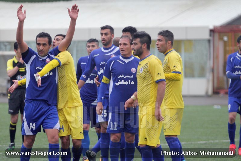 گزارش تصویری بازی داماش گیلان - نفت مسجد سلیمان