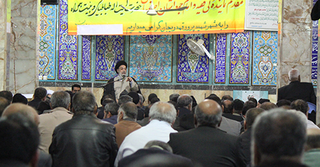 سخنرانی امام جمعه اصفهان در مسجد بزرگ قهدریجان