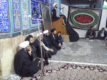 سخنرانی امام جمعه قهدریجان در جمع هیات مذهبی در مسجد بزرگ قهدریجان