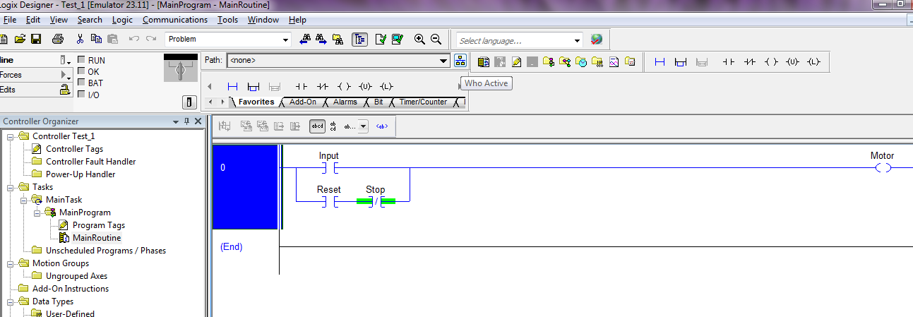 Problem with RSlogix 5000 Emulator Problem with RSlogix 5000 Emulator