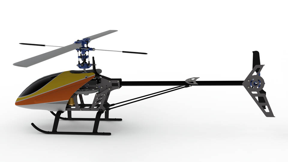مدل سه بعدی هلیکوپتر