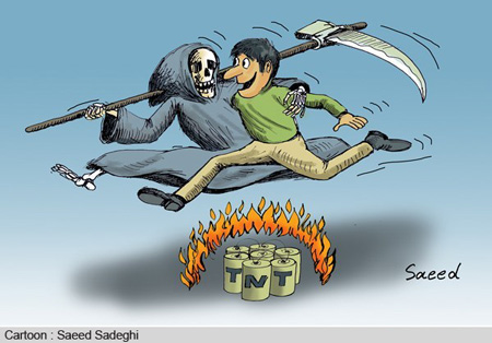 جدیدترین کاریکاتور و عکس های خنده دار چهارشنبه سوری
