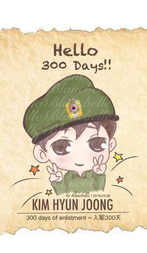 [blancballe Fanart] Kim Hyun Joong - 300 days of enlistment [2016.03.06]