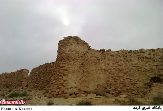 قلعه خداوردی درق نمادی از تمدن کهن شهرستان گرمه / تصاویر
