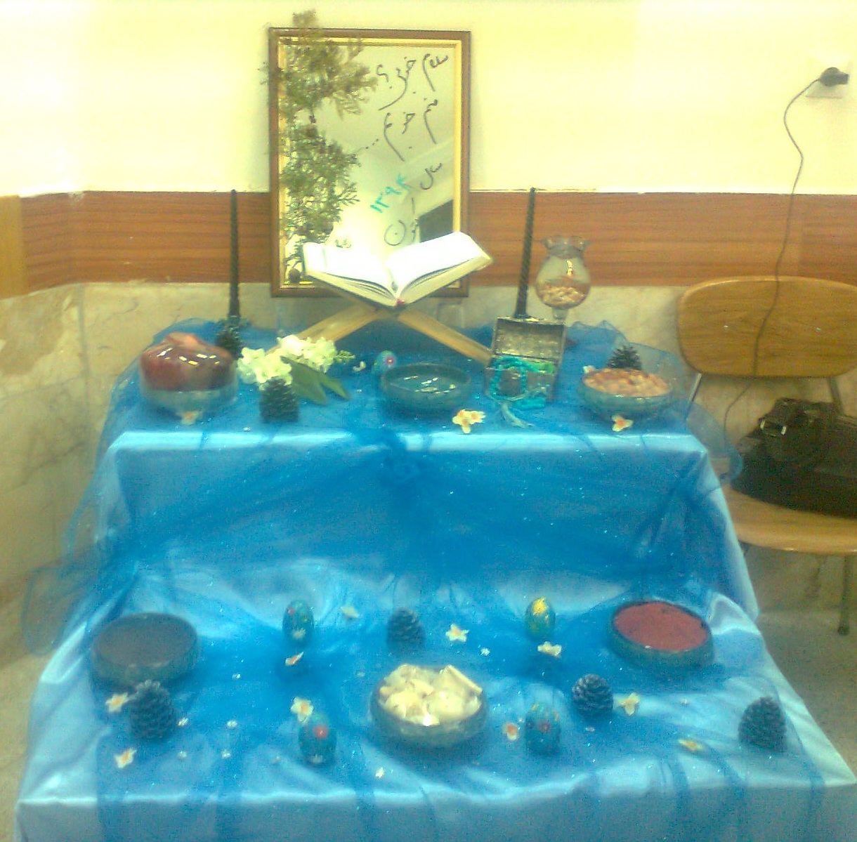 پاسخ به:تزئین سفره هفت سین