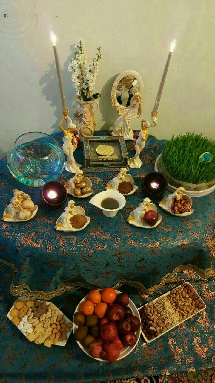 پاسخ به:تزئین سفره هفت سین