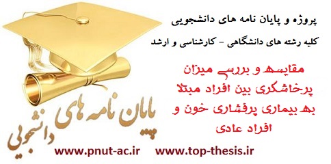 دانلود پایان نامه علوم تربیتی با موضوع مقایسه و بررسی میزان پرخاشگری بین افراد مبتلا به بیماری پرفشاری خون و افراد عادی