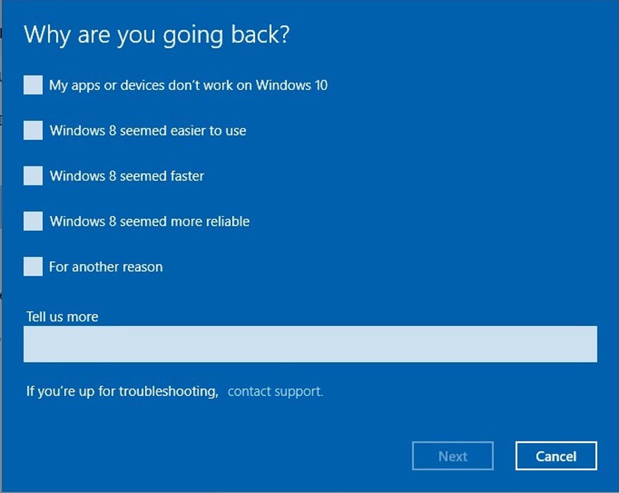 Microsoft,downgrade, windows 10,ویندوز,ویندوز 10,اموزش,اموزش ویندوز 10,آموزش ویندوز 10,windows 10 downgrade,بازگشت به ویندوز 8.1, ویندوز 10,ترفند,windows 10