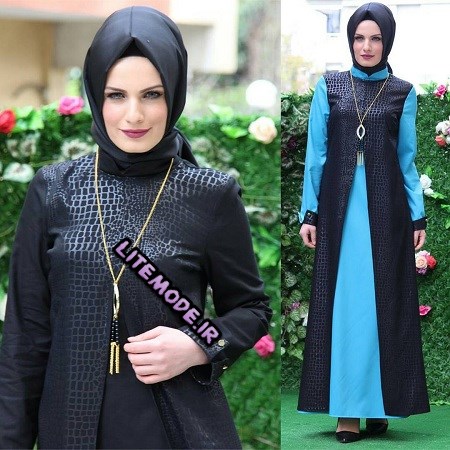 مدل لباس مجلسی باحجاب 2017, لباس پوشیده شیک 