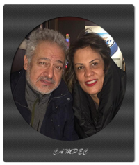 بیوگرافی و عکسهای مجید مشیری با همسرش