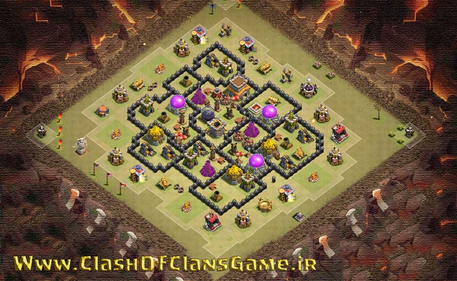 Mousetrap – Town Hall 8 Tricky War Base