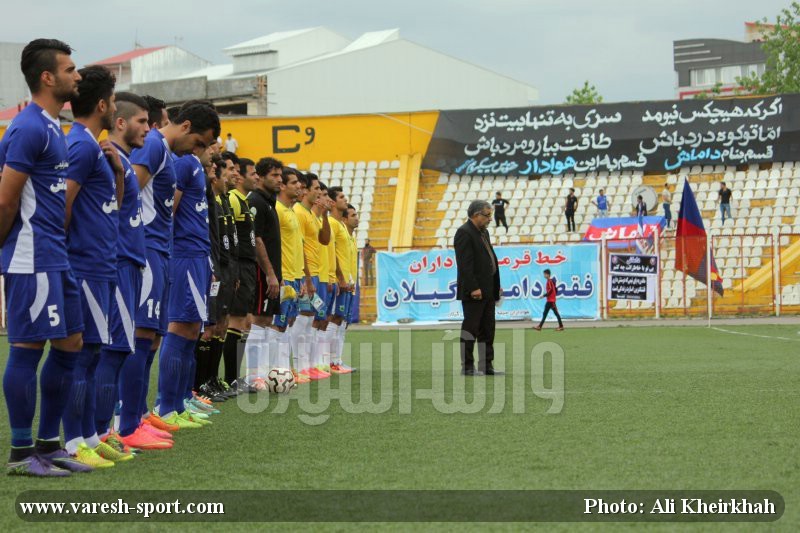 گزارش تصویری بازی داماش گیلان - نفت آبادان