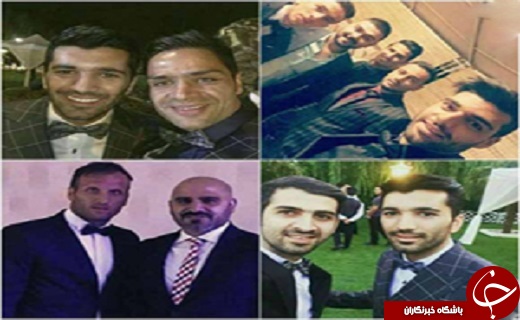 عکسهای بازیکنان پرسپولیس در مراسم عروسی مسلمان