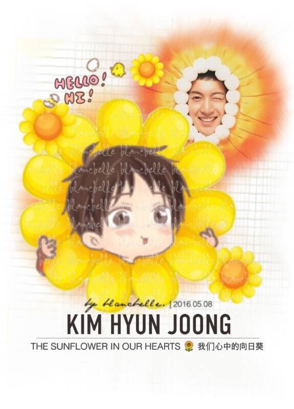 [blancbelle Fanart] Kim Hyun Joong - The sunflower in our hearts [2016.05.08]