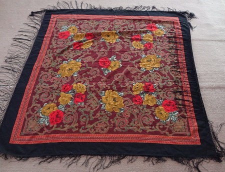 روسری ترکمن مشکی