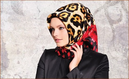 روسری ابریشمی زنانه زیبا
