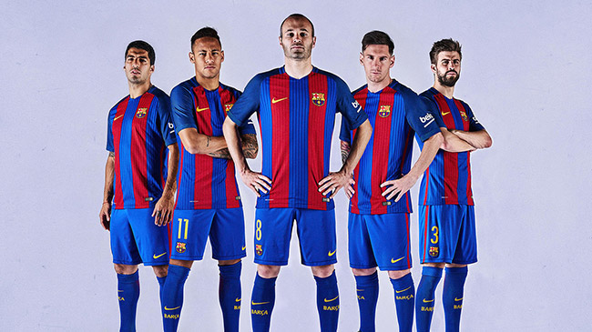 لباس جدید بارسلونا رسما رونمایی شد + عکس و ویدئو