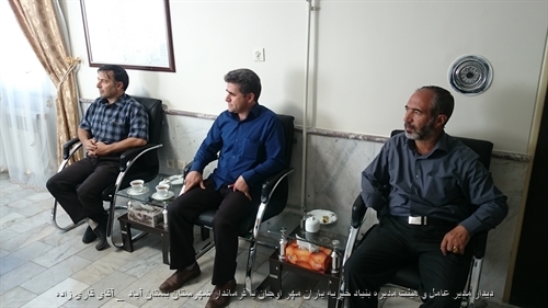 دیدار مدیر عامل و هیئت مدیره بنیاد خیریه یاران مهر اوجان با فرماندار شهرستان بستان آباد ( آقای قاری زاده )