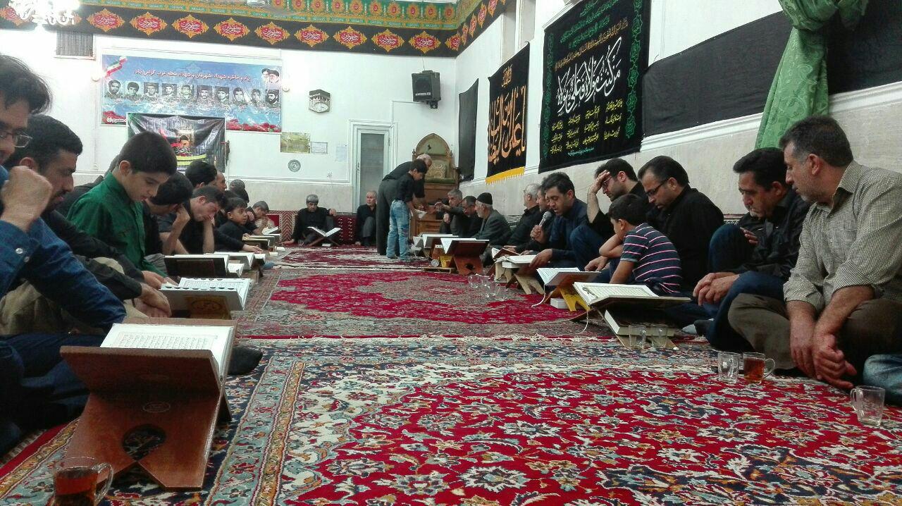 برگزاری مراسم احیا شب قدر در شهرستان گرمه / تصاویر