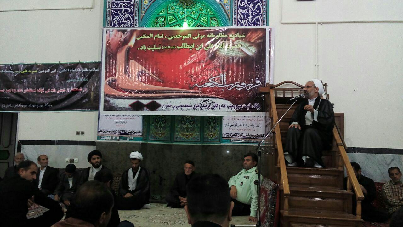 برگزاری مراسم احیا شب قدر در شهرستان گرمه / تصاویر