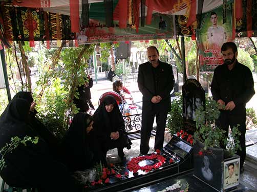 برگزاری مراسم چهارمین سال پرواز آسمانی شهید محمّد علی دولت آبادی ، اولین شهید پلیس 110 – شهید راه نظم وامنیت