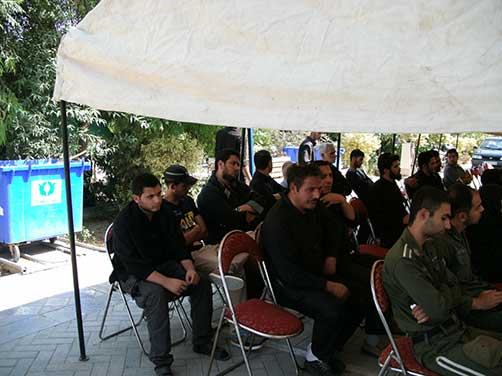 مراسم سالگرد شهادت شهید محمّدعلی دولت آبادی درکنار مزارمطهر شهید واقع در بهشت زهرا(س) با حضور دوستان و همکاران شهید و اقشار مختلف مردم