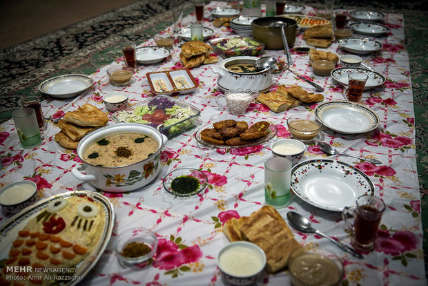 سفره افطار