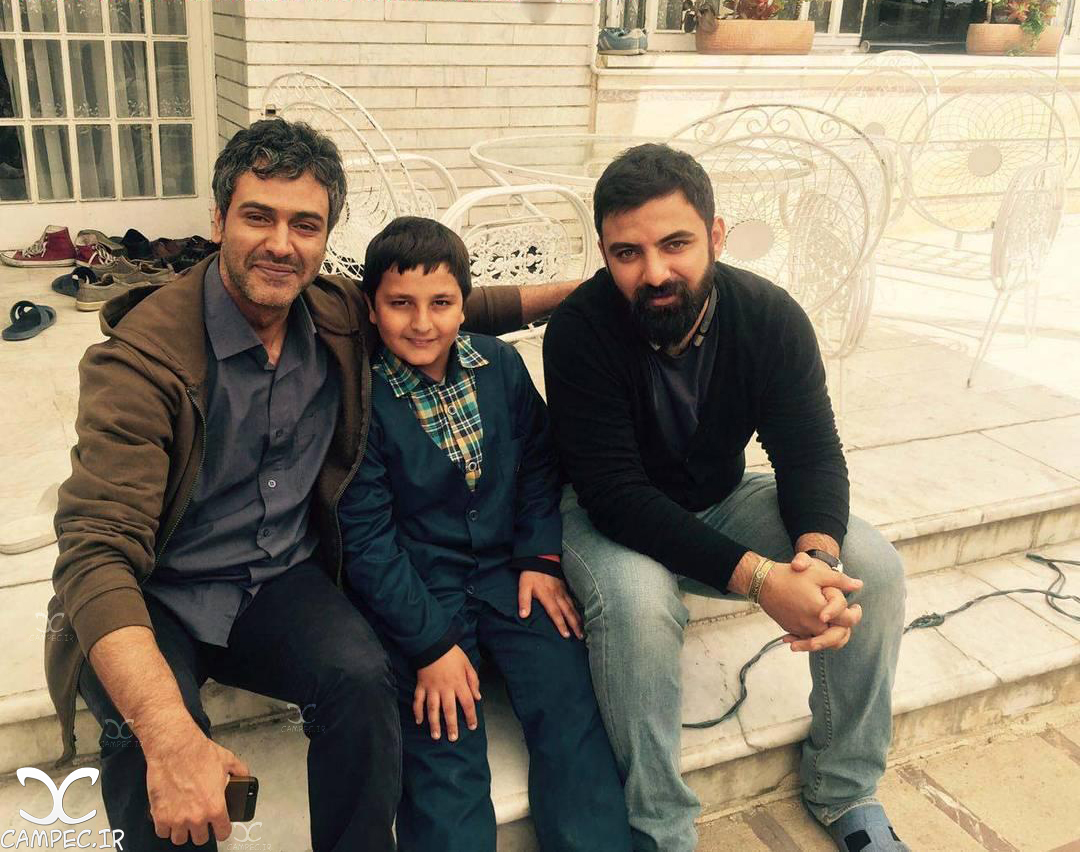 عمار تفتی و محمد رضا شیرخانلو سر صحنه سریال پریا