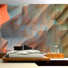 کاغذ دیواری سه بعدی پوستری اتاق خواب image