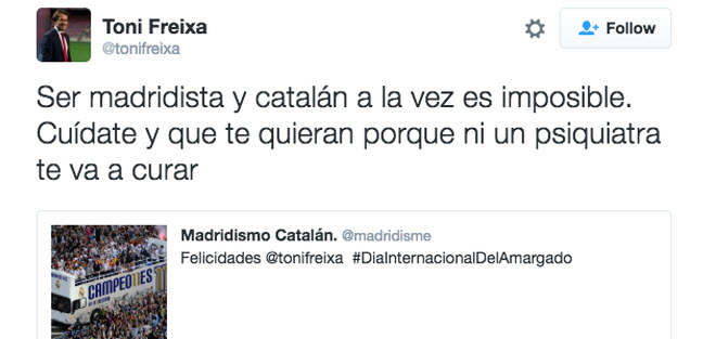 اظهارات توهین آمیز مدیر سابق باشگاه بارسا نسبت به هواداران رئال مادرید در کاتالونیا