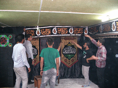بازسازی و تعمیرات حسینیه شهید دولت آبادی (هیئت زوّارالحسین علیهم السلام ) توسط خادمین هیئت زوّارالحسین(ع)
