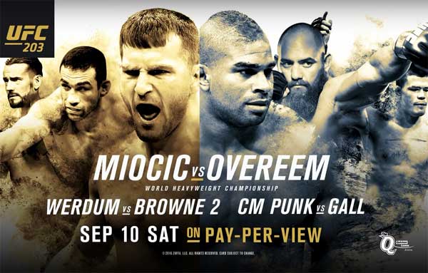 دانلود یو اف سی 203 | UFC 203: Miocic vs Overeem-نسخه ی 720p-H265