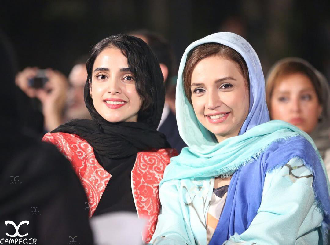 شبنم قلی خانی و الهه حصاری در هجدهمین جشن خانه سینما