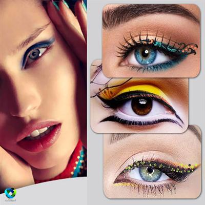 فروشگاه اینترنتی فروش شابلون طراحی ابرو و برچسب های خط چشم