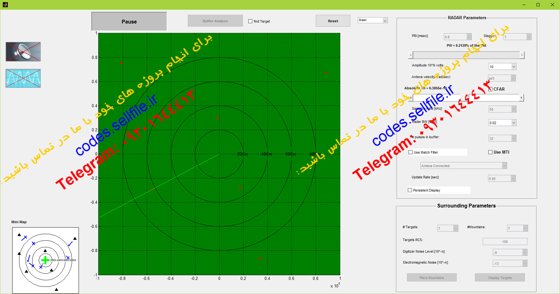 Radar Simulation by MATLAB Mathworks