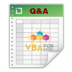 سؤالات متداول VBA