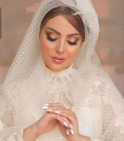 نیلوفر شهیدی در لباس عروسی