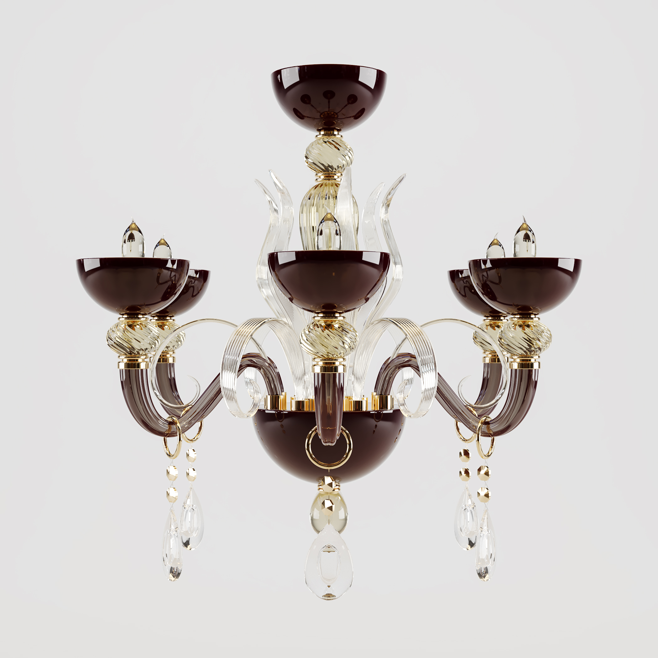 Classic Chandelier Render 01