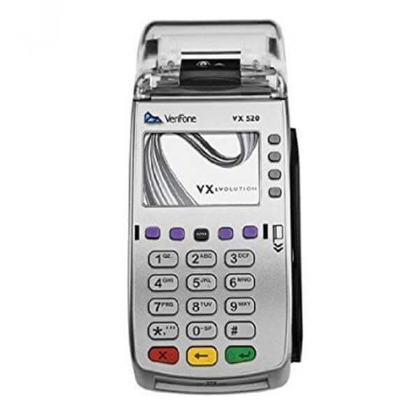 کارت خوان با سیم (ثابت) مدل verifone VX 520 ( قیمت : 1/000/000 تومان)
