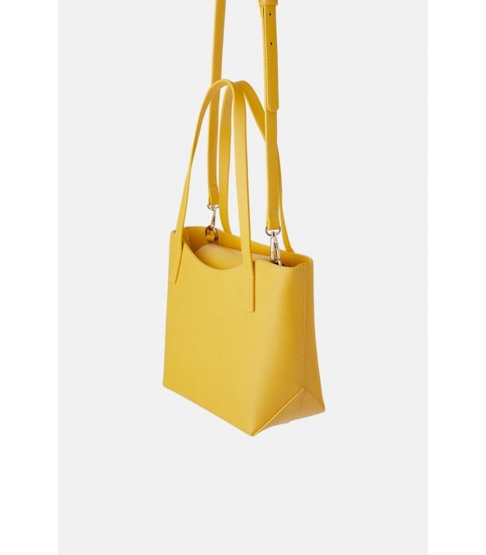 کیف دوشی رنگ زرد زنانه زارا