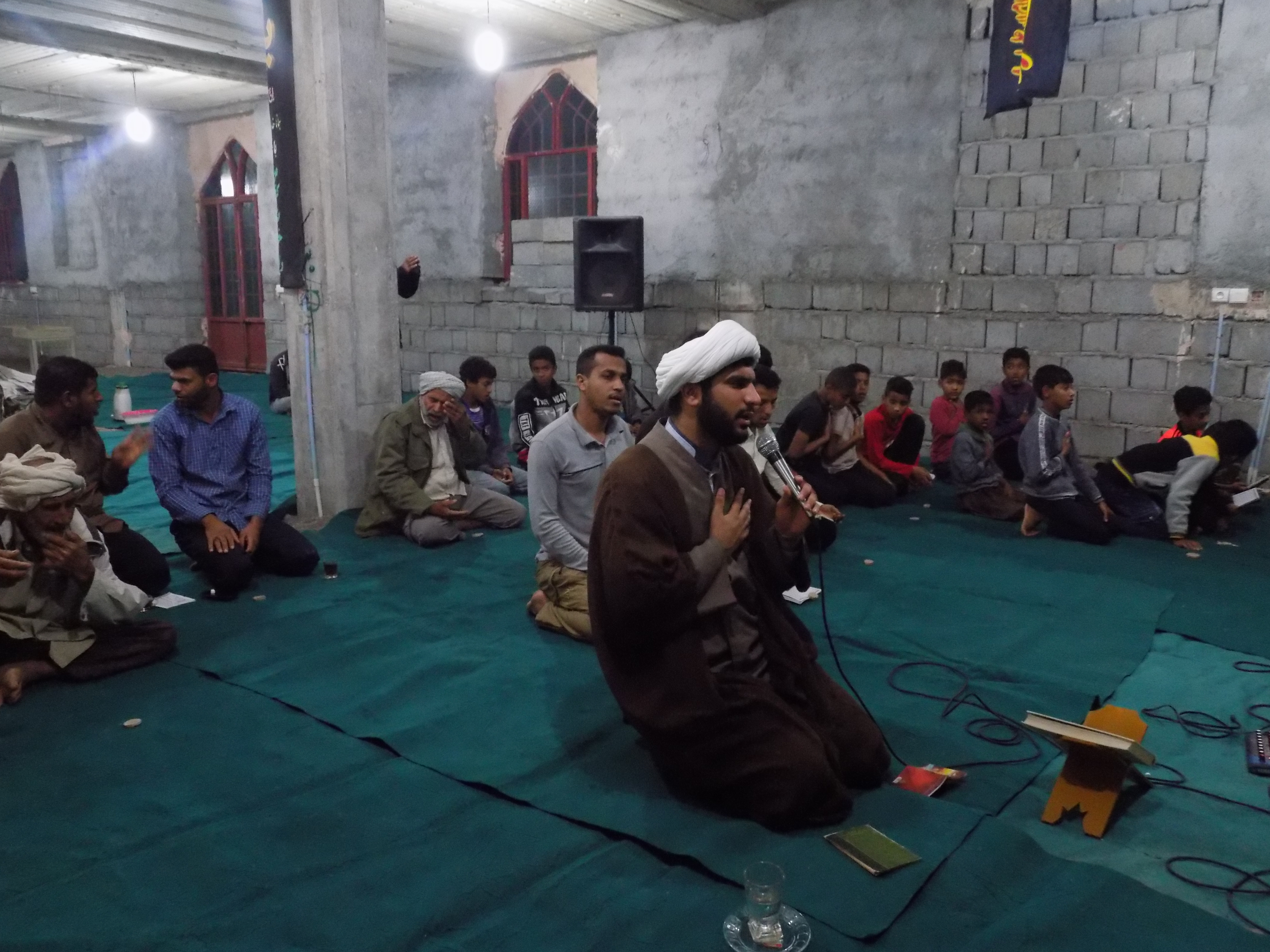 برگزاری مراسم شهادت شهیدحاج قاسم سلیمانی در محل مسجد جامع افضل روستای گورزانگ