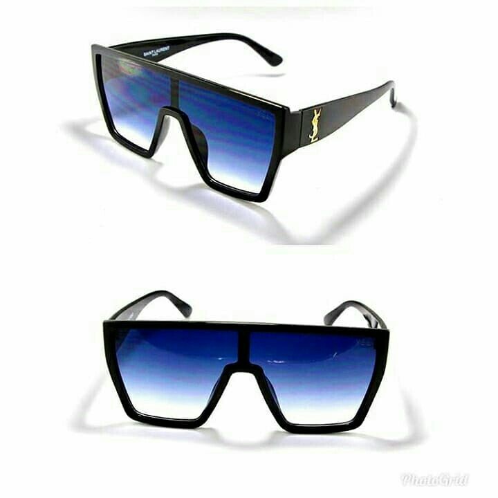 عینک آفتابی مردانه و زنانه فرم کاچویی فلت مارک  ایو سن لوران YSL