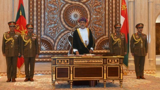 ادای احترام سران کشورهای مختلف به سلطان قابوس