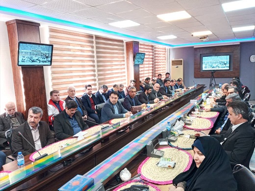 جلسه شورای اداری شهرستان رامسر و معرفی کتاب 
