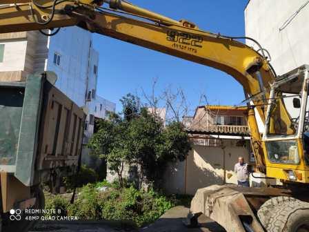 لایروبی رودخانه دریا 55 بسمت دریا 75 .....