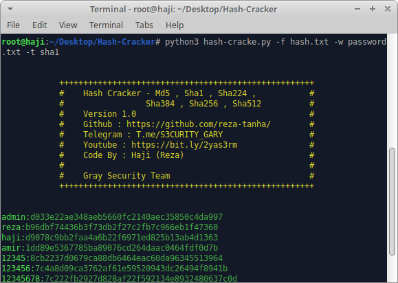 GitHub Reza tanha Hash Cracker A Tool For Cracking Different Hashes The Hashes That The 