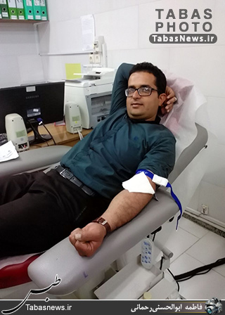 اهدای خون توسط روابط عمومی‌های ادارات طبس