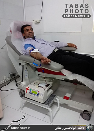اهدای خون توسط روابط عمومی‌های ادارات طبس